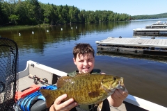 Logan Kleinschmidt 18 1/4" Smallmouth Bass Released July 29th