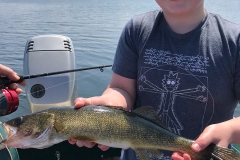 Karson Oliver Nice Walleye Released