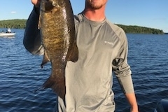 Reid Lammers Smallmouth Bass Released