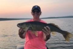 Kristy Lammers 28" Walleye Released 8/12