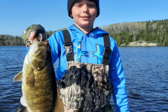 Tristen Kolb 18" Smallmouth Bass Released